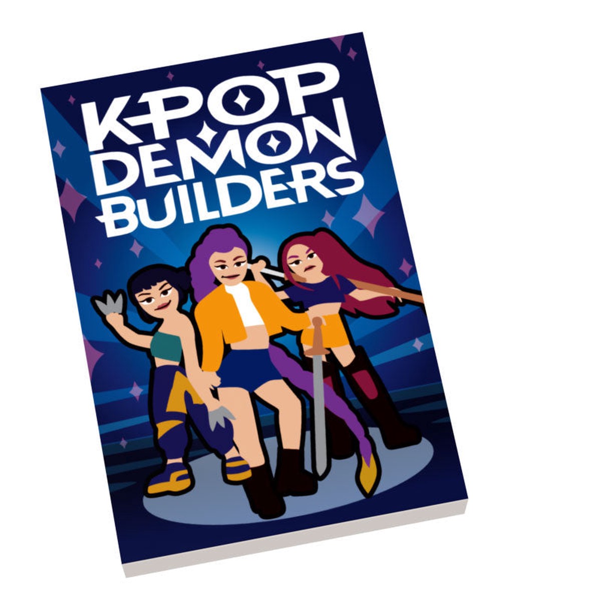 K-Pop Demon Builders Movie Cover (2×3 Tile)