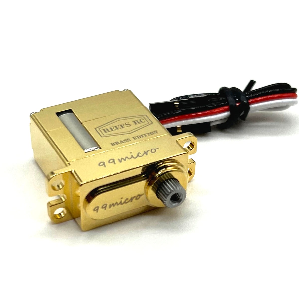 Reef’s RC SEHREEFS162 99MICRO Servo, Brass Edition