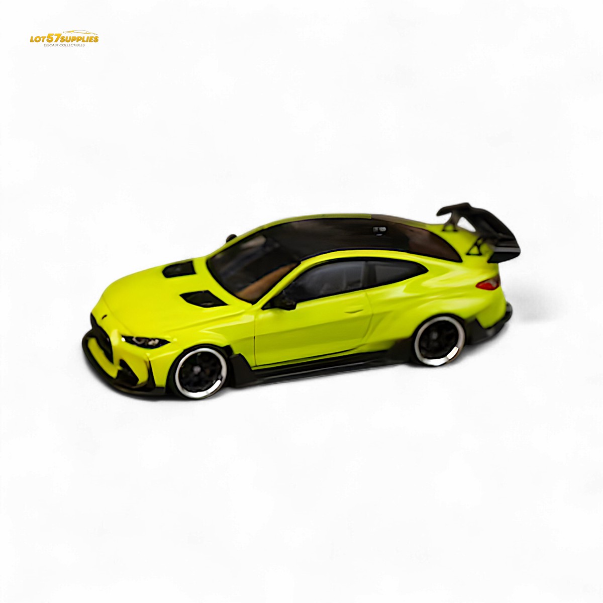 SW BMW G82 M4 Wide-Body Modified - Sao Paulo Yellow 1:64