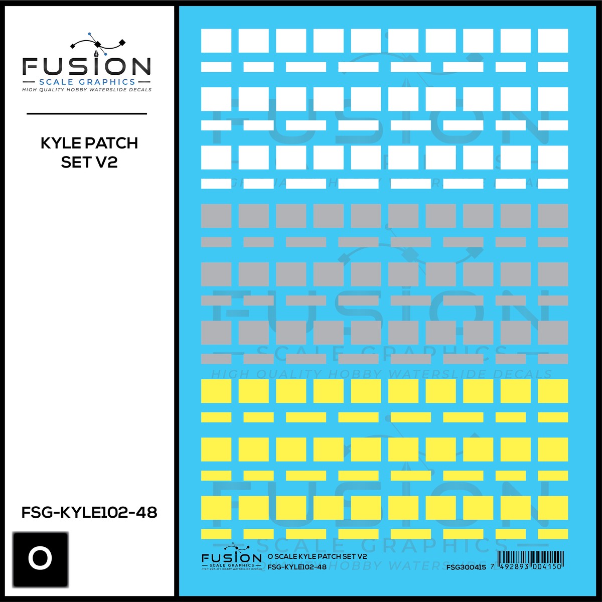 O Scale KYLE Patch Decal Set V2