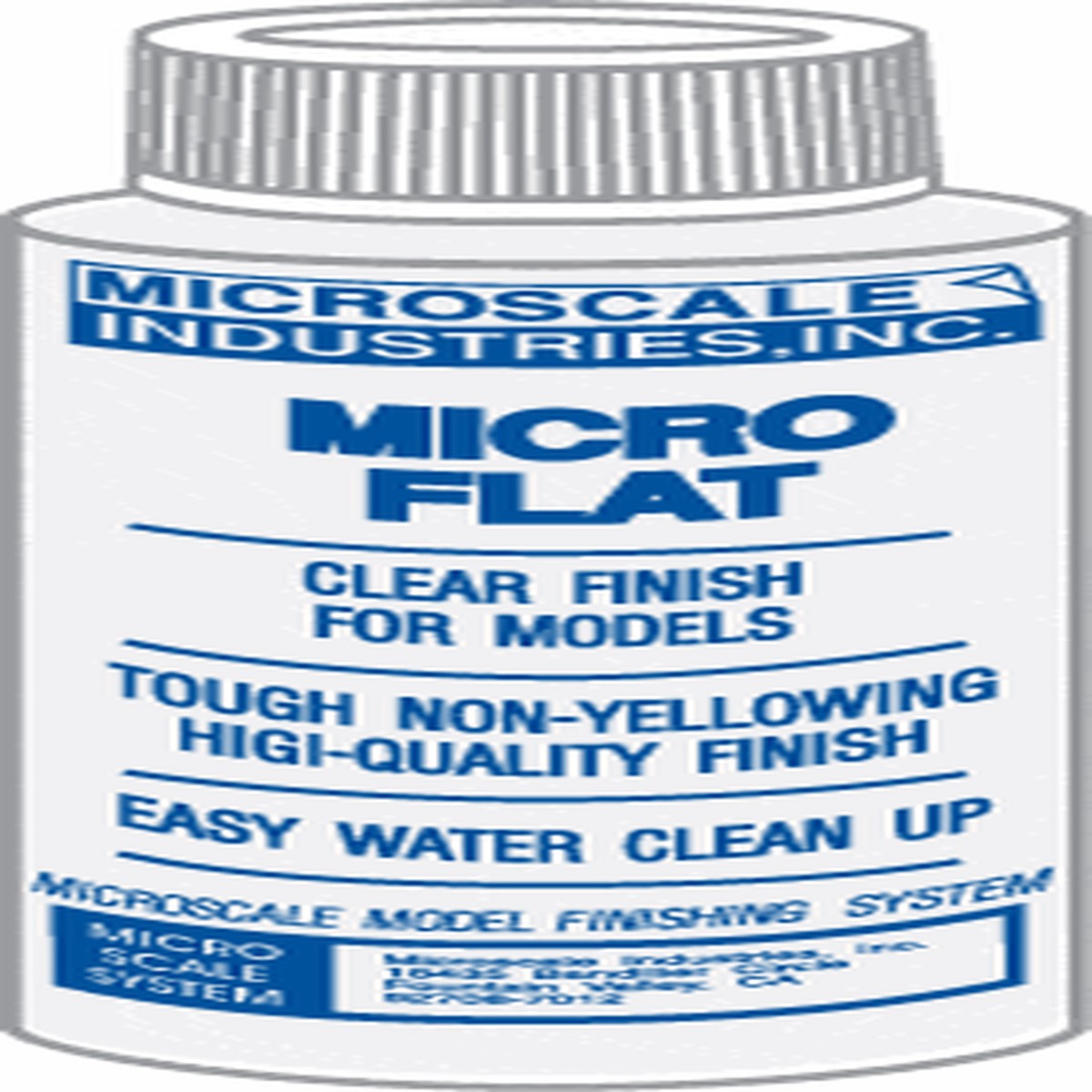 Microscale Micro Coat Flat Clear Finish 1oz