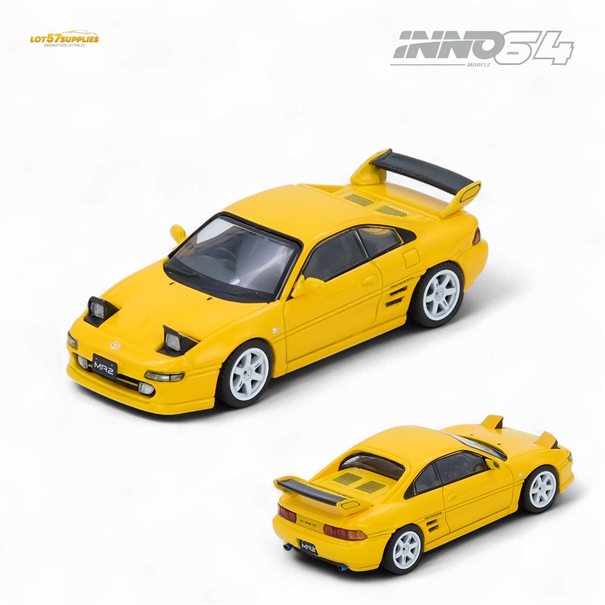INNO64 MR2 SW20 Yellow 1:64