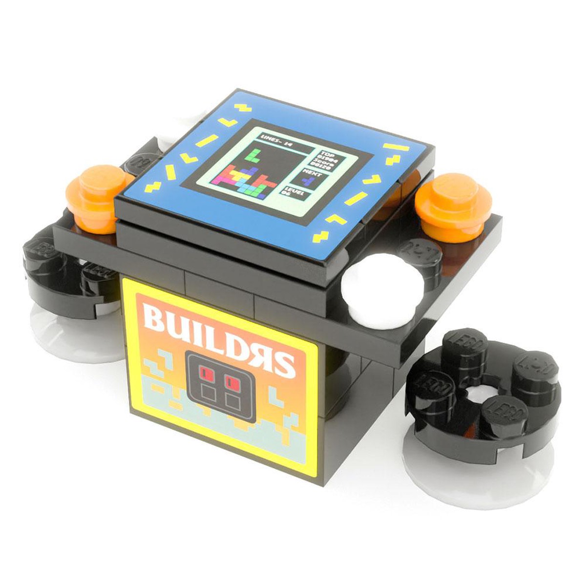 Builds 2-Player Classic Arcade made using LEGO parts - B3 Customs