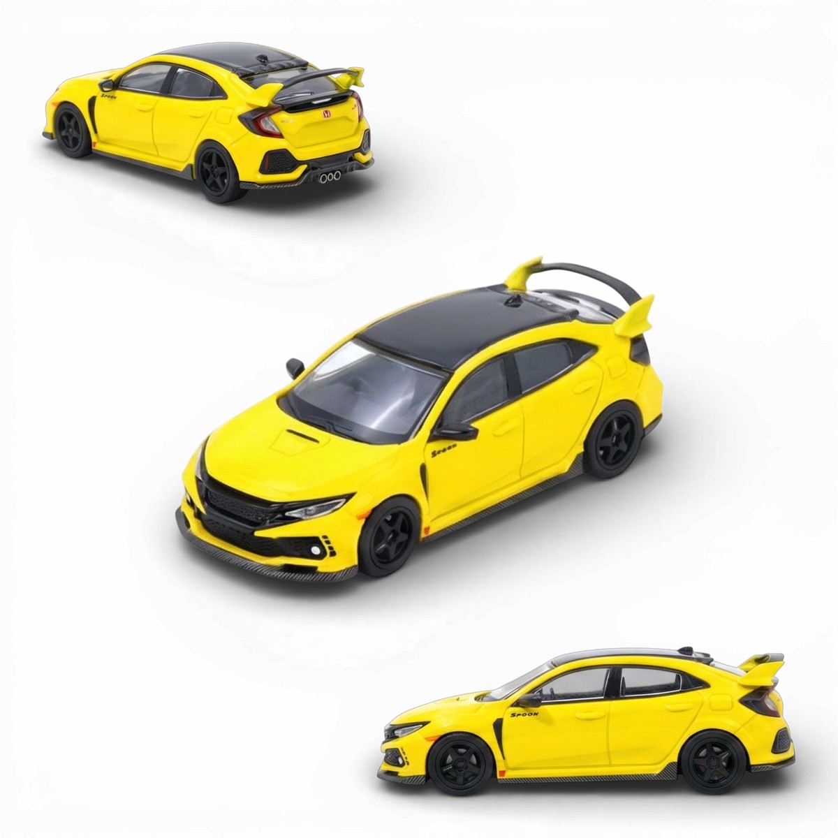 INNO64 Honda Civic Type-R FK8 Yellow 1:64