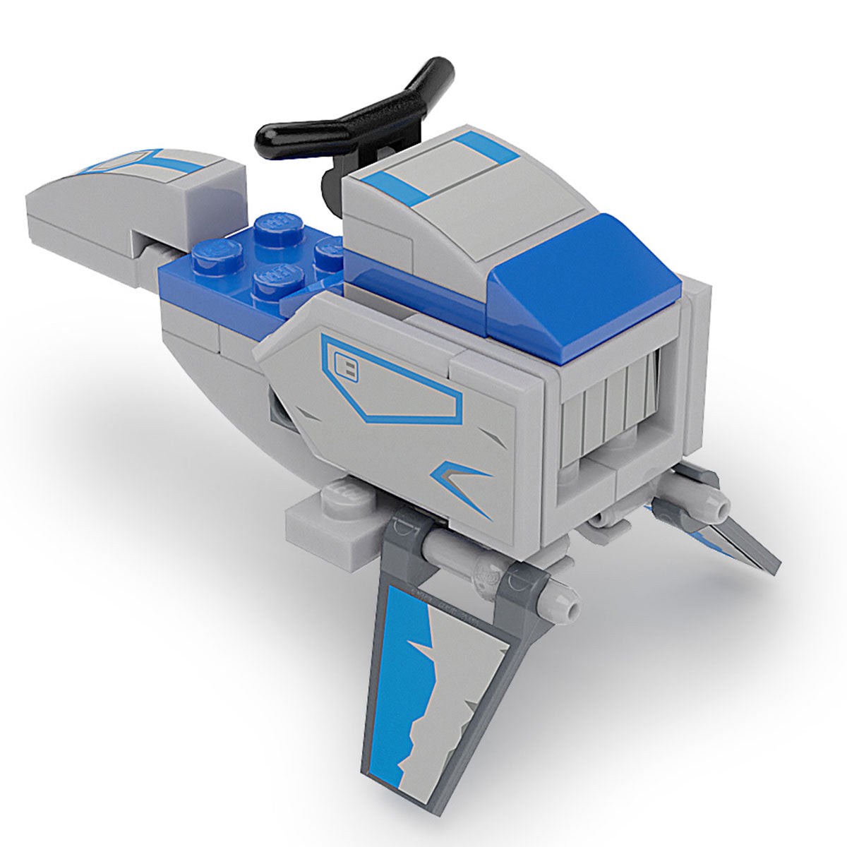Balutar-class Swoop Speeder Bike Custom Building Set made using LEGO parts