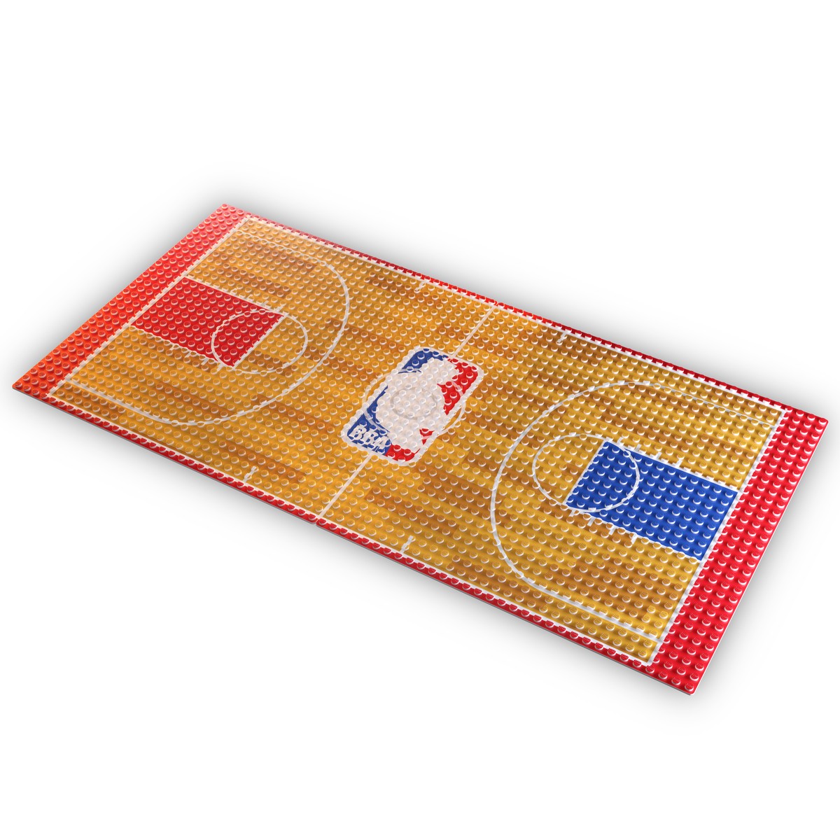 Basketball Court Baseplates made with LEGO parts