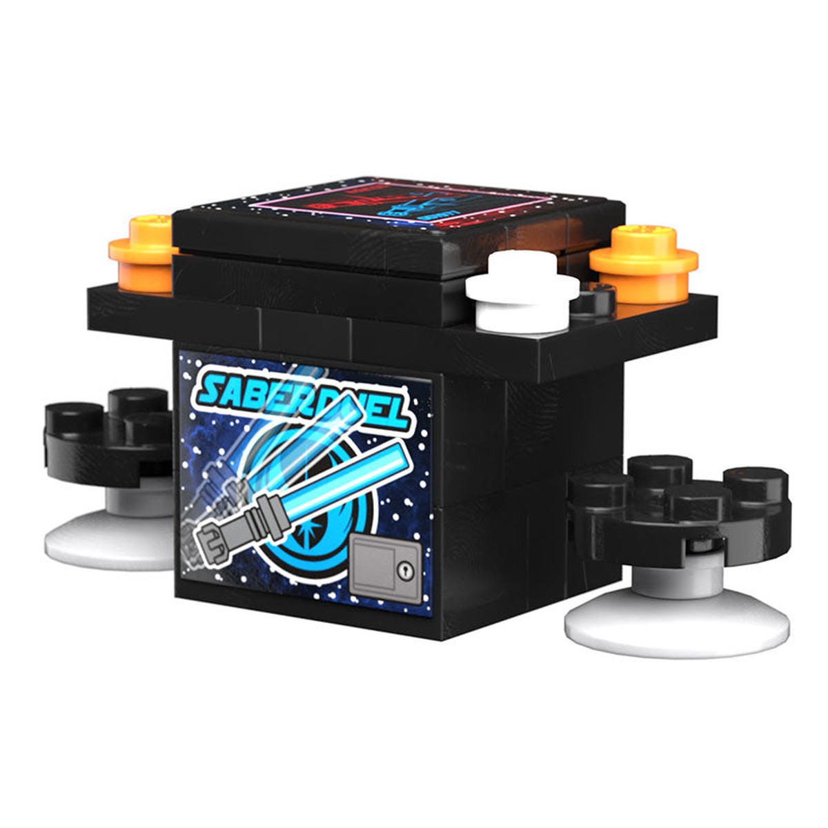 Saber Duel 2-Player Classic Arcade made using LEGO parts - B3 Customs