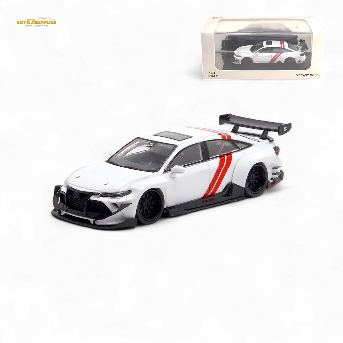 LMF Toyota Avalon Modified Concept White 1:64