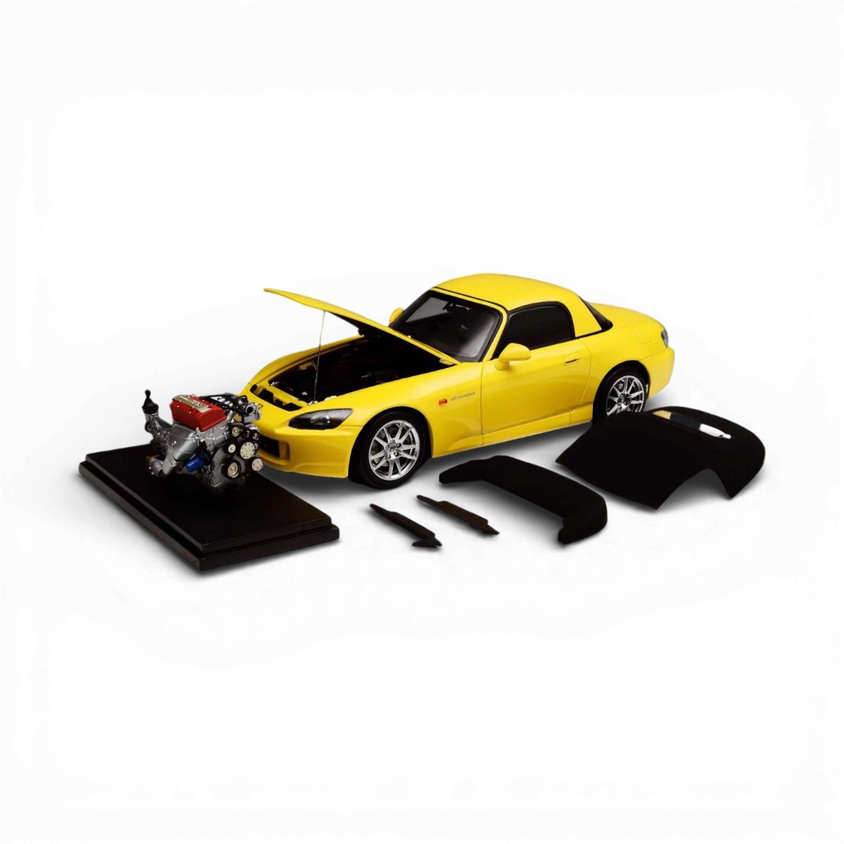 MOTORHELIX Honda S2000 AP2 Indy Yellow Pearl 1:18 Scale