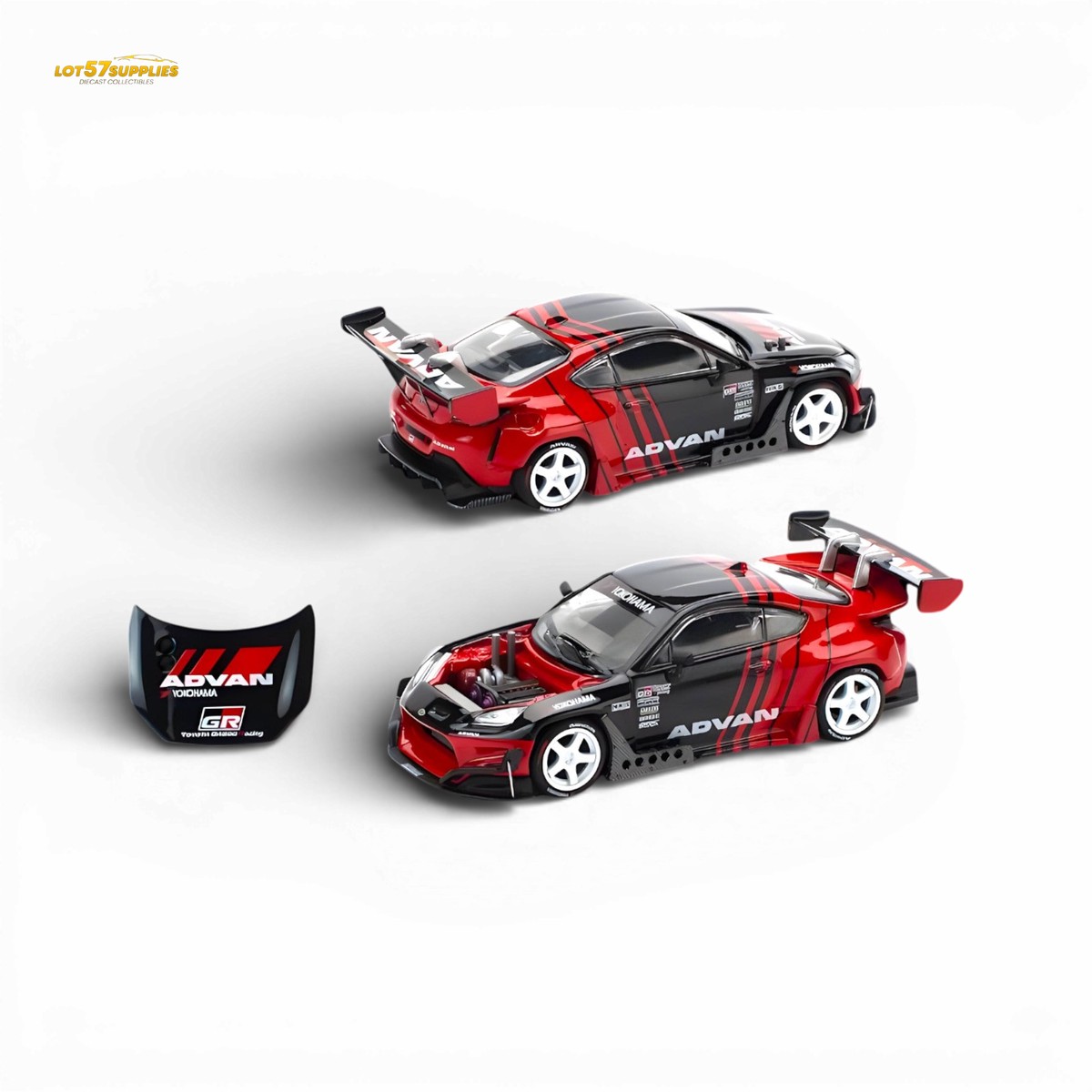 PopRace PANDEM GR86 ADVAN 1:64